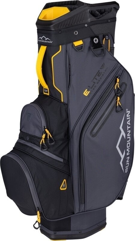 Sun Mountain H2NO E-Lite Black/Steel/Gold Cart Bag Sun Mountain