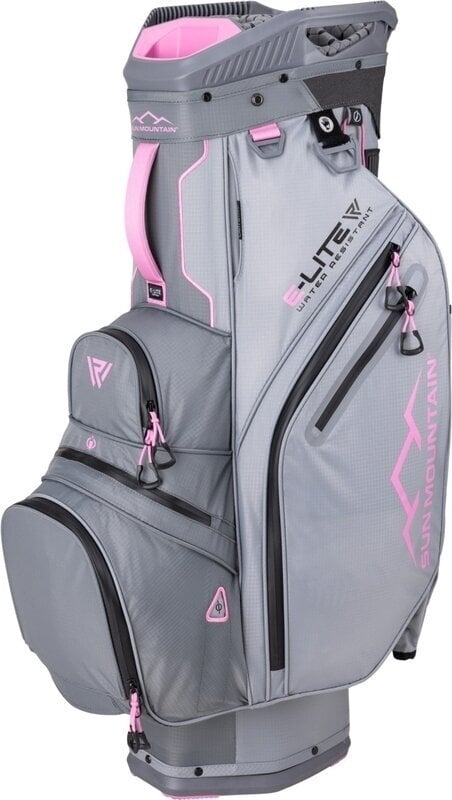 Sun Mountain H2NO E-Lite Nickel/Cadet/Pink Cart Bag Sun Mountain