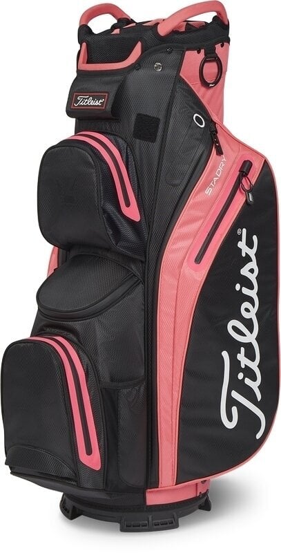 Titleist Cart 14 StaDry Black/Candy/Pink Cart Bag Titleist