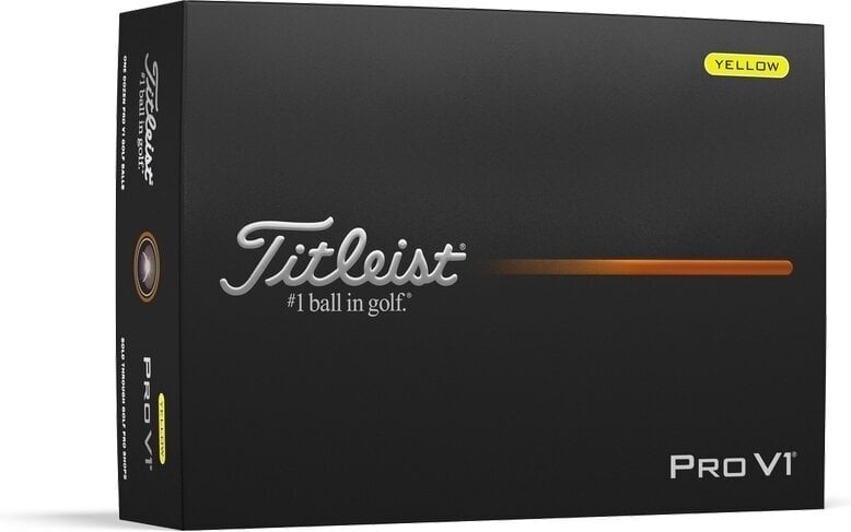 Titleist Pro V1 2025 Yellow Basic Golfové míčky Titleist