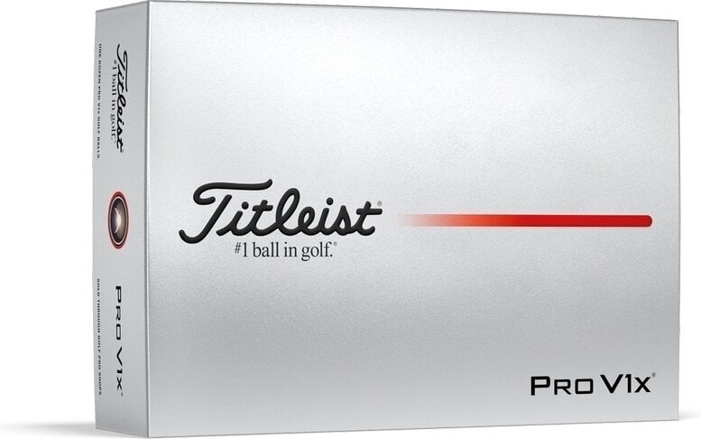 Titleist Pro V1x 2025 White High Numbers High Numbers Golfové míčky Titleist