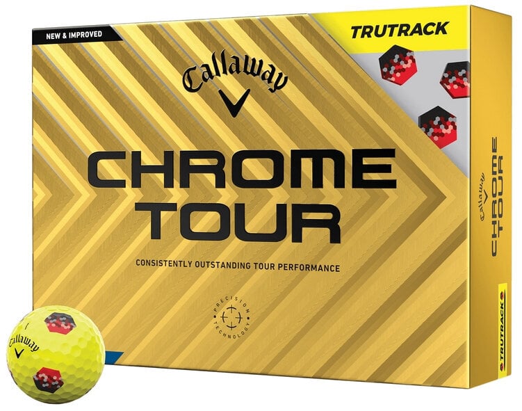 Callaway  Chrome Tour Yellow TruTrack Golfové míčky Callaway