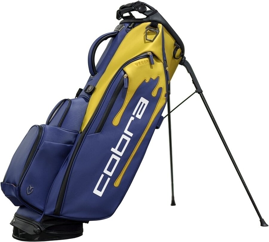 Cobra Golf x Vessel Players Tour Stand Bag Navy/Gold Cobra Golf